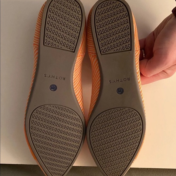 Rothy’s - Orange Sherbet Points Size 11 - Picture 2 of 4